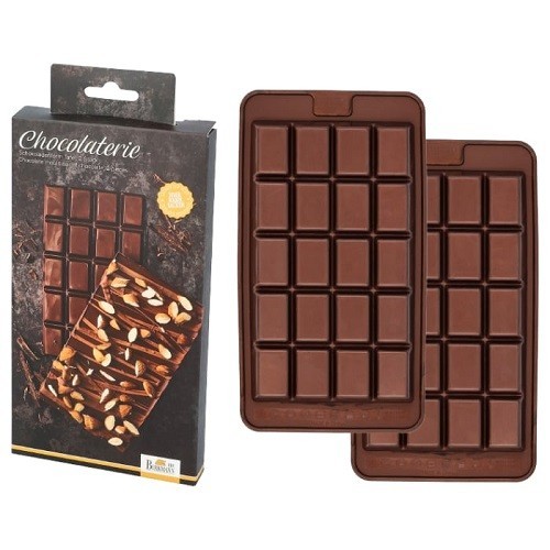 Birkmann Silicone 200g Chocolate Bar Mould 2pcs