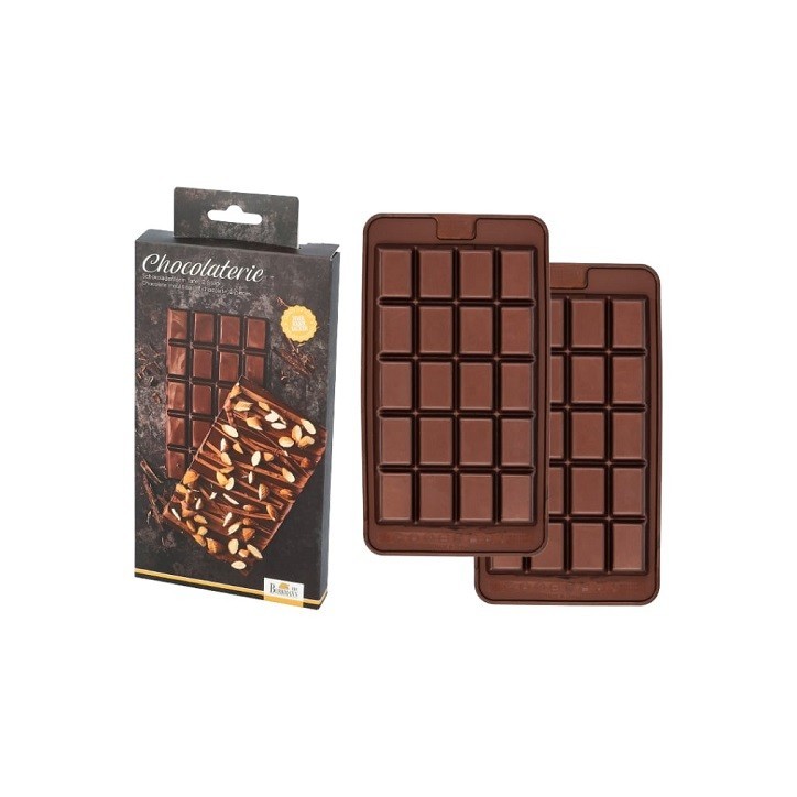 Birkmann Silicone Chocolate Bar Mold 2 pcs – BPA-free, flexible & dishwasher safe