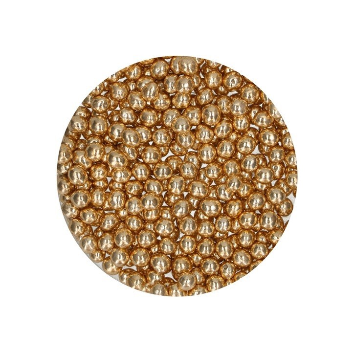 FunCakes Crispy Choco Pearls Metallic Gold 60 g – Knusprige Schokoperlen in Gold FunCakes Crispy Choco Pearls Metallic Gold 60 g – Knusprige Schokoperlen in Gold