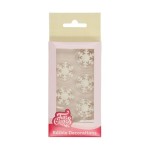 FunCakes Eiskristalle Zuckerdekor weiss, 12 Stück FunCakes Eiskristalle Zuckerdekor weiss, 12 Stück