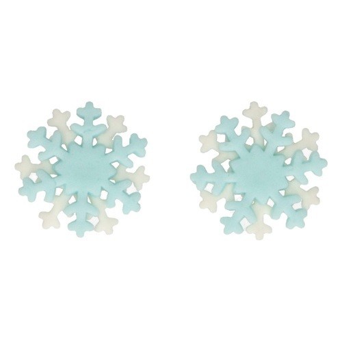 FunCakes Snowflakes Sugar Decorations, 12pcs