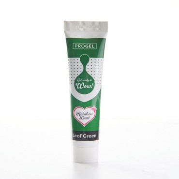 Rainbow Dust ProGel Leaf Green 25 g – Lebensmittelfarbe Gel Grün, halal, vegan