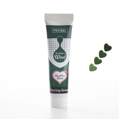Rainbow Dust ProGel Racing Green 25 g – Food Colour Gel (formerly Holly Green), Vegan & Halal