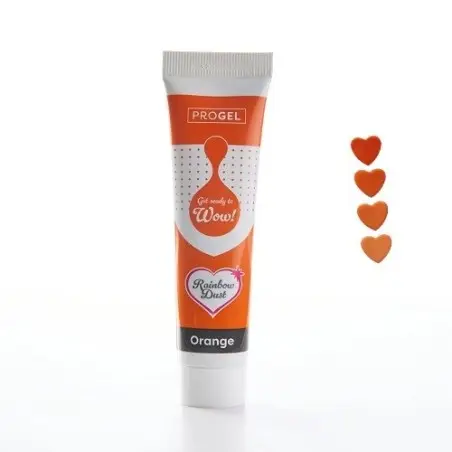 Rainbow Dust ProGel Orange 25g – Concentrated Food Colour Gel