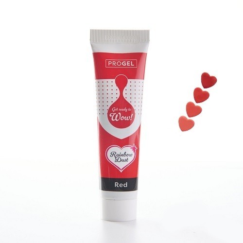 Rainbow Dust ProGel Food Colour Red, 25g