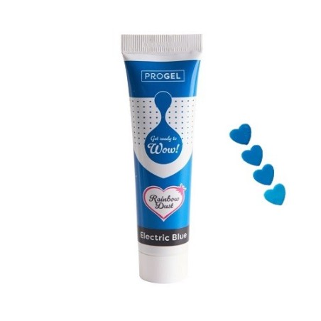 Rainbow Dust ProGel Electric Blue 25 g – Lebensmittelfarbe Elektroblau