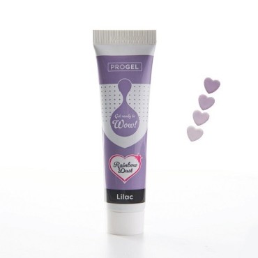 Rainbow Dust ProGel Lilac 25 g – Lebensmittelfarbe Lila Gel, halal & vegan