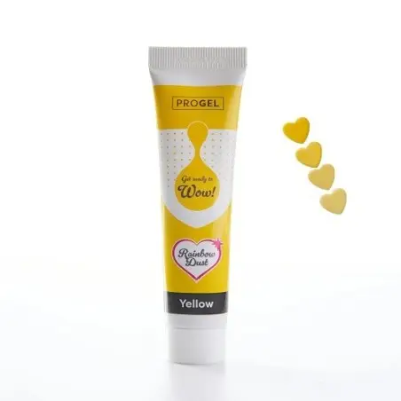 Rainbow Dust ProGel Yellow 25 g – Food Colour Gel Yellow