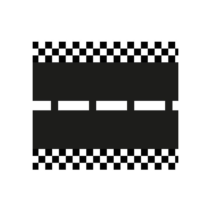 PartyDeco Race Track Table Runner 40x500 cm – Racing Party Decoration PartyDeco Race Track Table Runner 40x500 cm – Racing Party Decoration