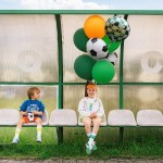 PartyDeco Happy Birthday Fussball Folienballon, 35cm PartyDeco Happy Birthday Fussball Folienballon, 35cm