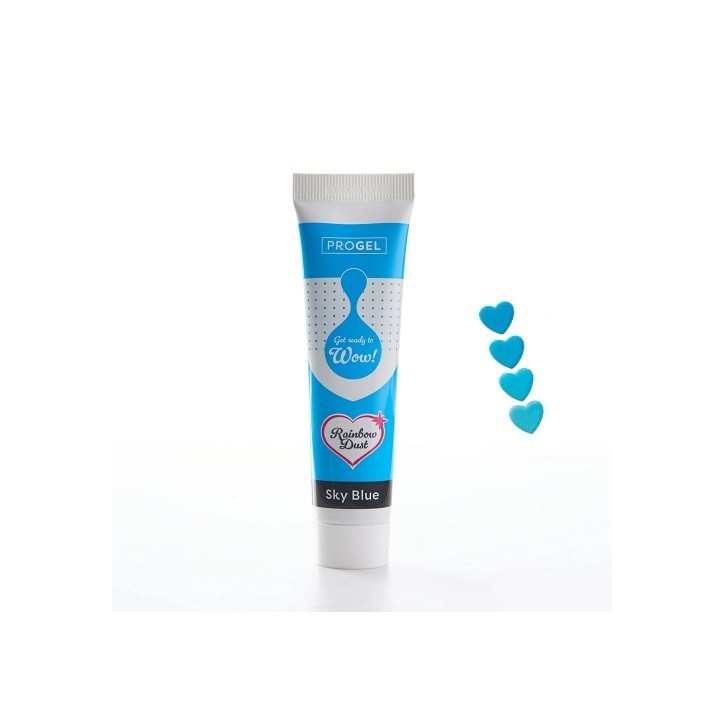 Rainbow Dust ProGel Sky Blue 25g – Lebensmittelfarbe Gel Himmelblau, vegan & halal Rainbow Dust ProGel Sky Blue 25g – Lebensmittelfarbe Gel Himmelblau, vegan & halal