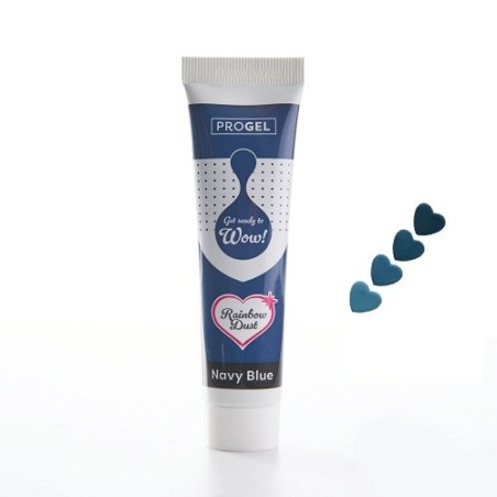 Rainbow Dust ProGel Navy Blue 25g – Lebensmittelfarbe Gel Marineblau