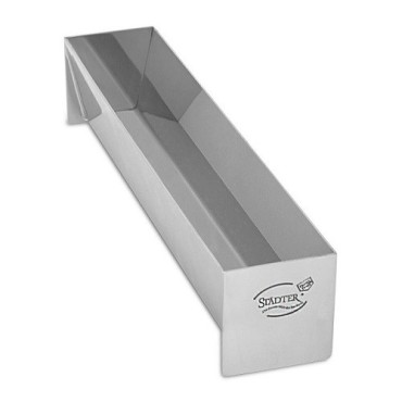 Städter Trapeze Pastry & Terrine Mould 30x6x6 cm – Stainless Steel 650 ml