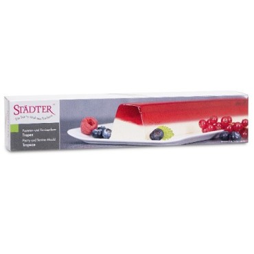 Städter Trapeze Pastry & Terrine Mould 30x6x6 cm – Stainless Steel 650 ml