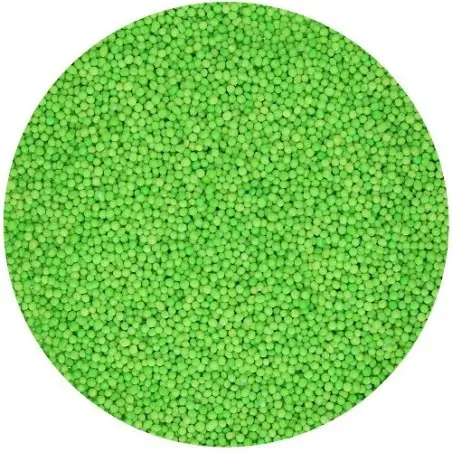 FunCakes Nonpareilles Grün 80g – Zuckerperlen für Cupcakes, Torten & Kekse
