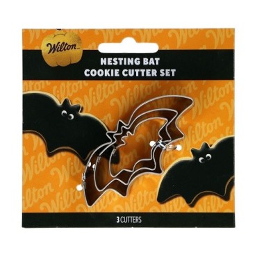 Wilton Nesting Bat Cookie Cutter Set, 3 pcs