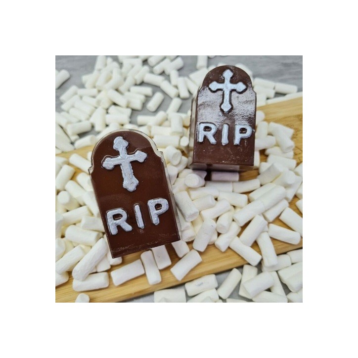 BWB Gravestone Chocolate Mould – 3-part Halloween Mould for Chocolate