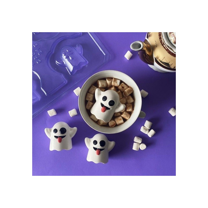 BWB Schokoladenform Mini Ghost – 3-teilig für Halloween Geister aus Schokolade BWB Schokoladenform Mini Ghost – 3-teilig für Halloween Geister aus Schokolade
