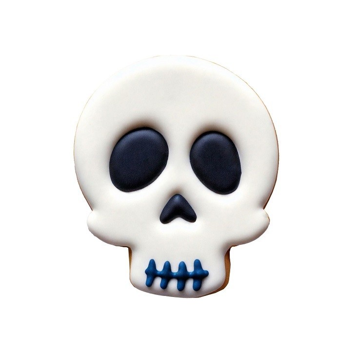 Wilton Skull Cookie Cutter 7x6cm – Halloween Cookie Cutter | Bakeria.ch Switzerland
