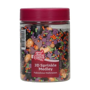 FunCakes 3D Sprinkle Medley Faboolous Halloween 70g – Halloween Sprinkles | Bakeria.ch Switzerland
