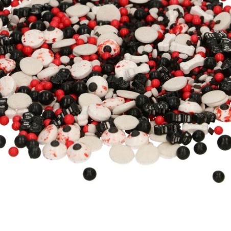 FunCakes 3D Sprinkle Medley Bloody and Bat 70g – Halloween Sprinkles | Bakeria.ch Switzerland