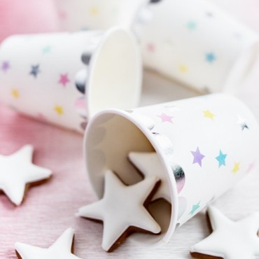 PartyDeco Unicorn Stars Paper Cups – 6 pcs buy Switzerland