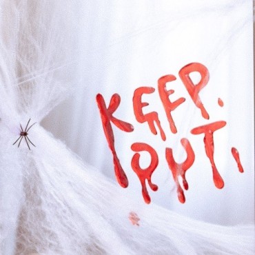 PartyDeco Halloween Window Sticker Keep Out Gel – buy Switzerland