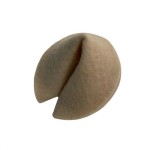 Felt Fortune Cookie Beige, 1 pcs