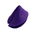 Felt Fortune Cookie Violet, 1 pcs
