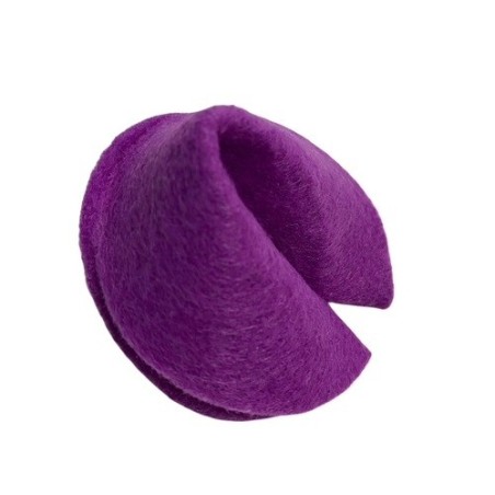Felt Fortune Cookie Purple – Creative Gift & Party Decoration Switzerland