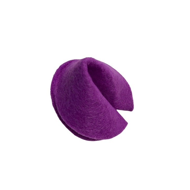 Felt Fortune Cookie Purple – Creative Gift & Party Decoration Switzerland