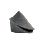 Felt Fortune Cookie Grey, 1 pcs