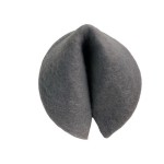 Felt Fortune Cookie Grey, 1 pcs