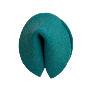 Felt Fortune Cookie Turquoise – Fresh Gift & Table Decoration Switzerland