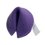 Felt Fortune Cookie Lilac, 1 pcs