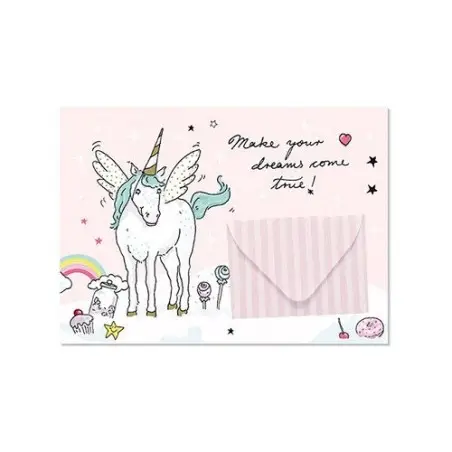 Krima & Isa Unicorn Pocket Card – Magical Card with Envelope Switzerland