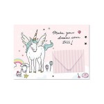krima&isa Einhorn Karte Make your dreams come true!