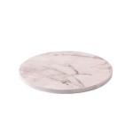 12mm Tortenplatte Rund White Marble, 30cm