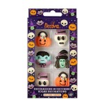 Decora Horror Sugar Decorations, 6 pcs