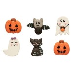 Decora Mr & Mrs Ghost Sugar Decorations, 6 pcs Decora Mr & Mrs Ghost Sugar Decorations, 6 pcs