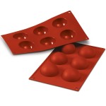 Silikomart Half Sphere Silicone Mould, 6cm