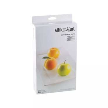 Silikomart Ispirazioni di Frutta – Silikonform für Apfel, Pfirsich & Aprikose