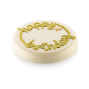 Silikomart Birthday Decor Silicone Mat Ø168mm – Cake Decoration | Bakeria.ch