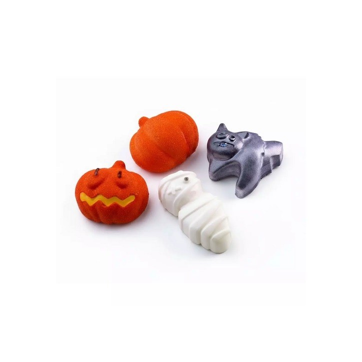 Decora Silicone Baking Mold Halloween Pumpkin Faces DA-9260401