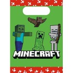 Procos Minecraft Partybeutel, 4 Stück