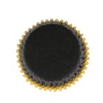 PME Cupcake Förmchen Schwarz mit Goldrand, 30 Stück