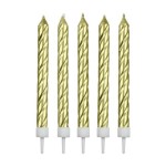 PME 16 Goldene Kerzen und Happy Birthday Schild
