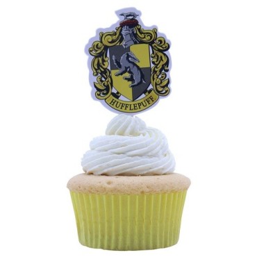 PME Harry Potter Hogwarts Crests Topper – 15 Stück Cupcake Dekoration