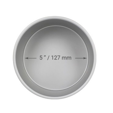 PME Round Cake Pan 12x10 cm – Extra Deep Aluminium Baking Tin