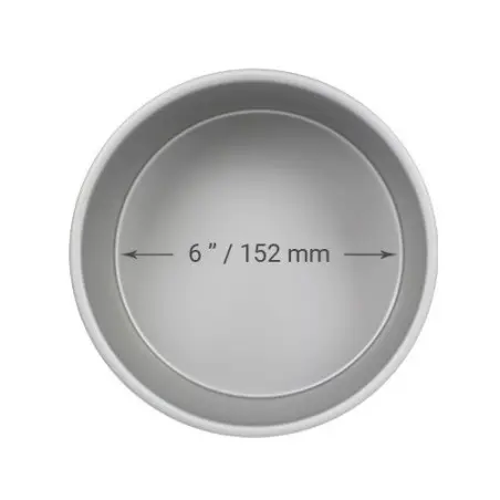 PME Runde Kuchenform 15x10 cm – Extra tiefe Aluminium Backform